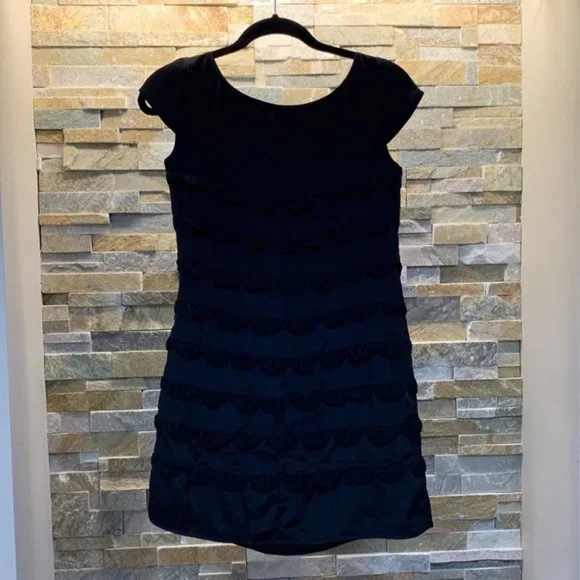 French connection, black midi dress - Picture 2 of 5